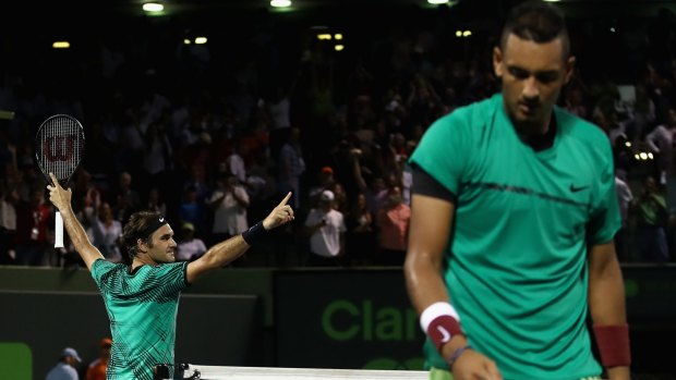 The former coach of Nick Kyrgios has ranked his epic Miami Open semi-final battle against Roger Federer as the greatest non-grand slam match ever played.