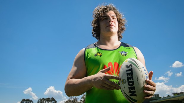 Canberra Raiders recruit Charlie Gubb. Photo: Sitthixay Ditthavong