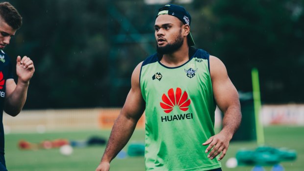 Dunamis Lui is set to play in the Raiders' first trial match.