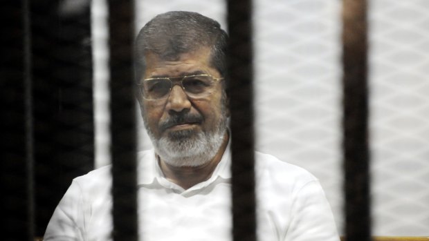 Sentence overturned: Egypt's ousted president Mohamed Mursi.