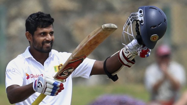 Hospitalised: Sri Lankan opener Kaushal Silva was sent for scans after being hit in the head while fielding in a domestic cricket match.