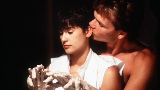 Demi Moore and Patrick Swayze in <i>Ghost.</i>