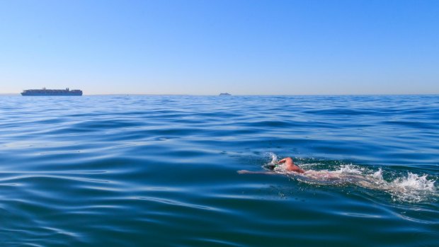 The extended exposure to the cold water and the mental courage required to take on the water were the biggest challenges for Kane Orr when swimming the English Channel.