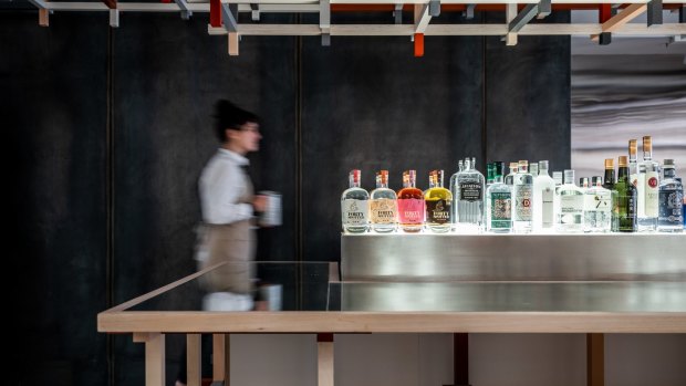 At Forty Spotted Gin Bar, patrons can blend a bespoke bottle of gin to take home. 