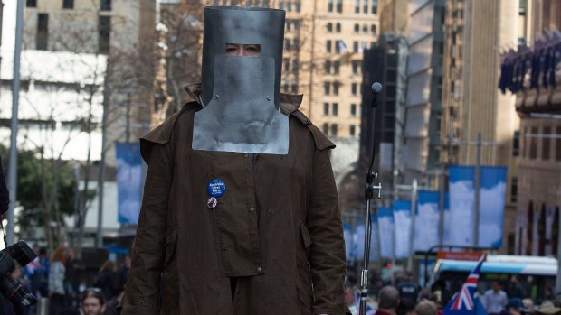 Arrests were made at a Reclaim Australia rally at Sydney's Martin Place on Sunday.