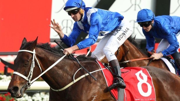 Best by miles: Winx takes out last year's George Main Stakes, one of five Randwick group 1 1600m wins.