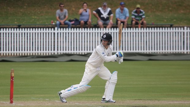 Crowd-pleaser: Michael Clarke pulled a larger than usual crowd to Pratten Park.