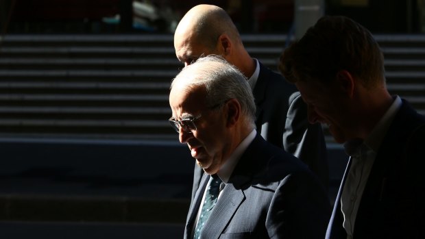Eddie Obeid leaves the NSW Supreme Court on May 8, 2015.