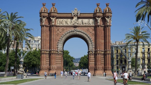 The entrance to Barcelona's Ciutadella Park.