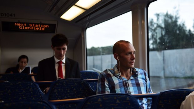 "They'll all come here": Commuter Damien Selakovic believes the line will become increasingly popular. 