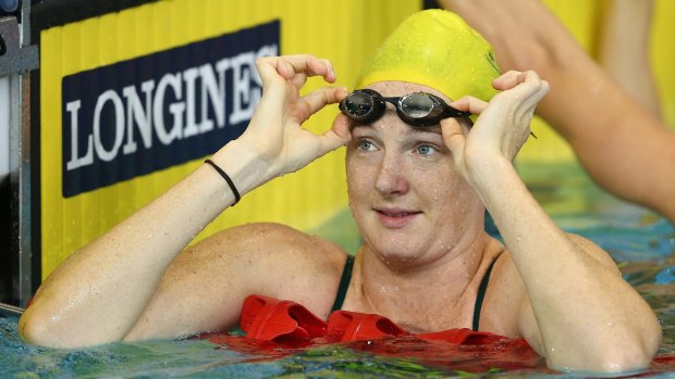 Formidable: Cate Campbell will be one of Australia's best chances of success in the pool at Glasgow.