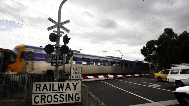 The Andrews government is spending $20 million to spruik its level crossing program.