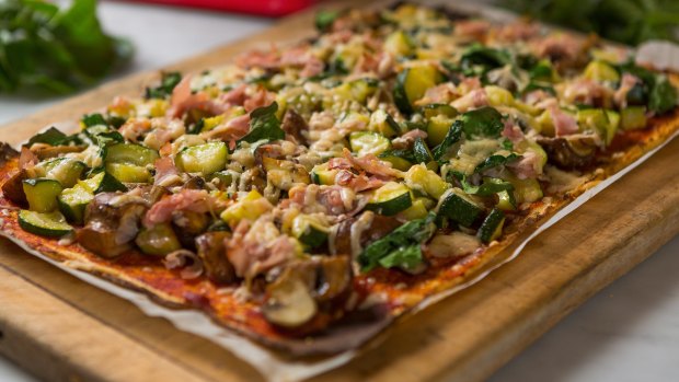 A dish paleo followers will know well: Pizza made with a cauliflower base.