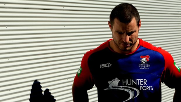 Groundbreaking case: James McManus is suing the Newcastle Knights.