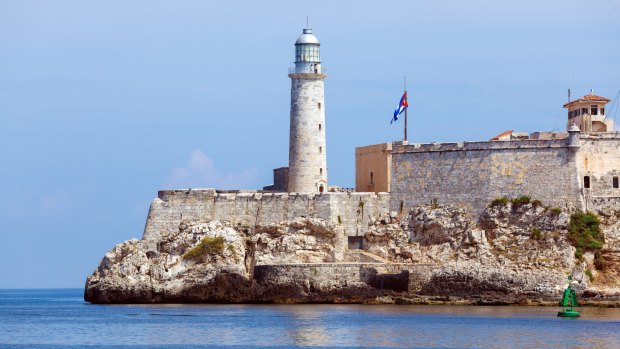 The Cuban flag fluttering on the Morro Castle, which guards the entrance to Havana Bay, alerted Ernest Hemingway to the arrival of the trade winds bringing perfect marlin-fishing conditions. 