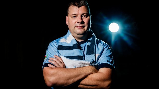 Sydney FC fan David Williams says football has become his obsession.
