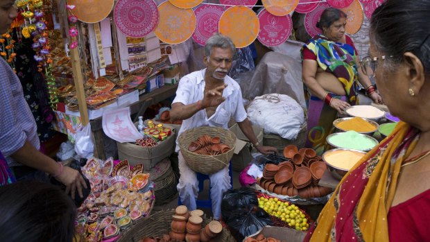 A market in Kolkata.