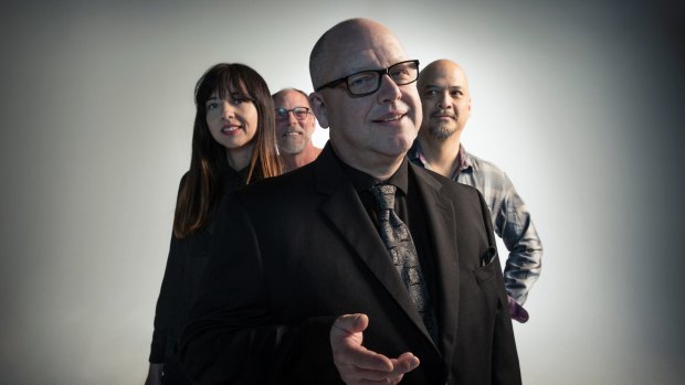 Paz Lenchantin (left), David Lovering, Black Francis and Joey Santiago are about to release the Pixies' seventh album.