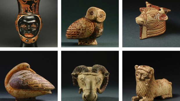 Several artifacts seized from the home of Michael Steinhardt, as part of an effort by the New York district attorney to return stolen antiquities to their countries of origin.