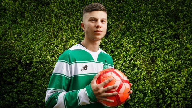 Belconnen United 17-year-old Leo Mazis signed with Celtic FC last month.