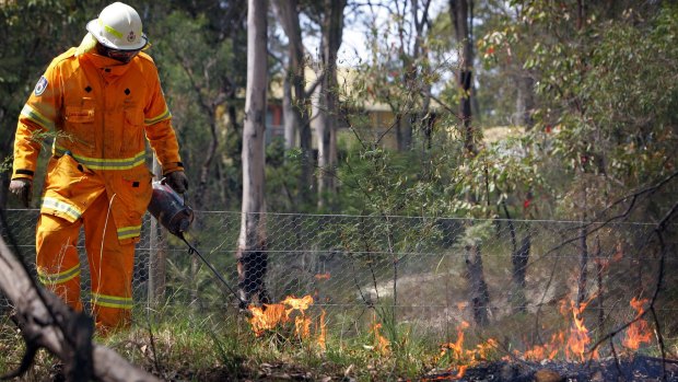 Prescribed burning near Canberra - just one tool available to reduce bushfire risk.