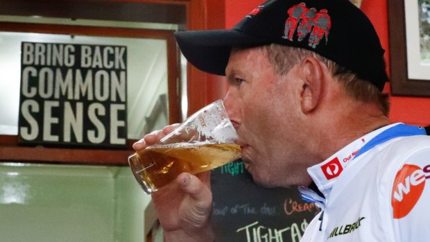 "I was sober in the morning": former prime minister Tony Abbott.