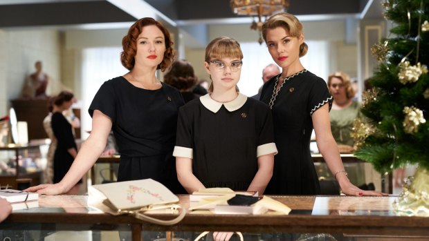 Alison McGirr, Angourie Rice and Rachael Taylor star in Ladies in Black. 