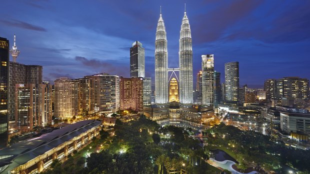 Mandarin Oriental Kuala Lumpur against its skyscraper setting.