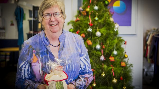 Warm welcome: Sue Jordan, director of St John's Care at Reid, has been helping organise Christmas lunch for the past 10 years. 
