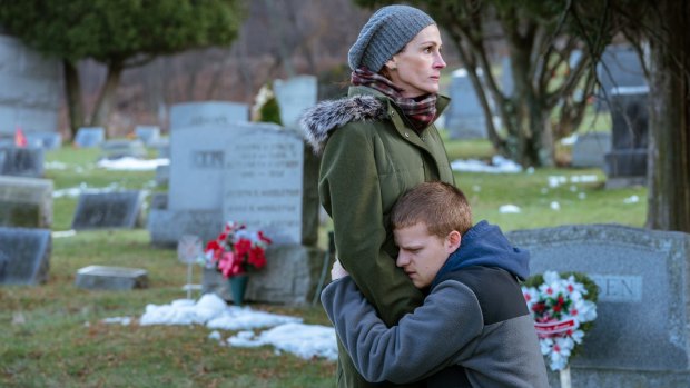 Julia Roberts and Lucas Hedges star in Ben Is Back.