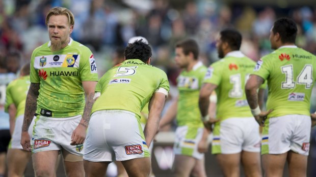 The Canberra Raiders have struggled with a lack of possession.