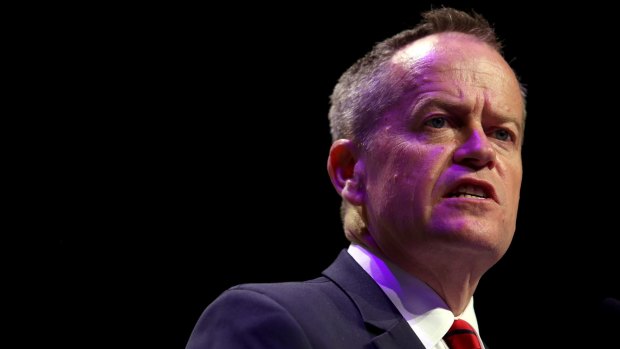 Opposition leader Bill Shorten this week: a step forward, but only a small one.