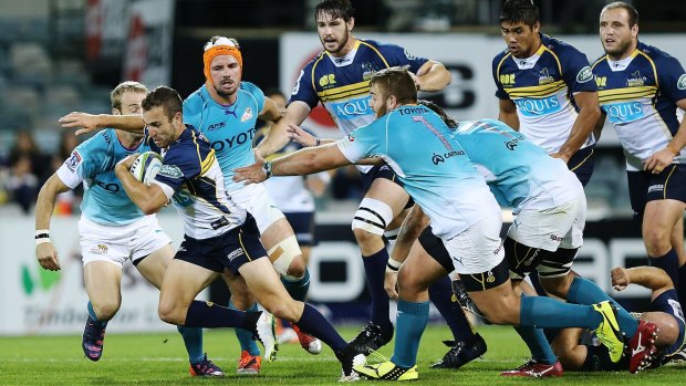 On fire: The Brumbies are on a 12-match winning streak at home.