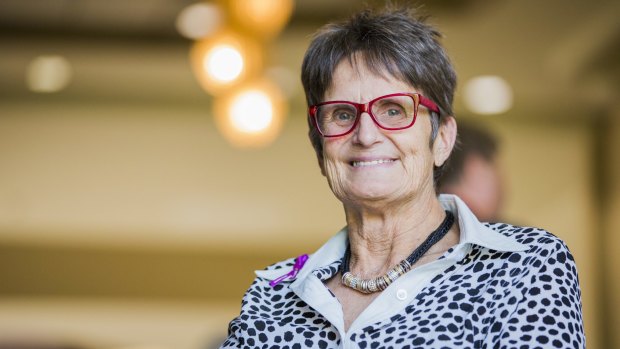 New Canberra Citizen of the Year Sue Salthouse said she was 'astonished' to receive the award.