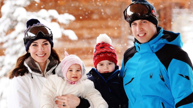 Prince William has been criticised by the British media for  taking a private holiday in the French Alps with Kate and their children,  Princess Charlotte and Prince George. It was Charlotte and George's first time in the snow. 