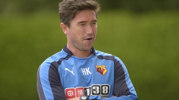 Falling in love with coaching: Watford under-21 mentor Harry Kewell.