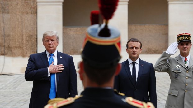 The Bastille Day invitation to Trump was unexpected. 