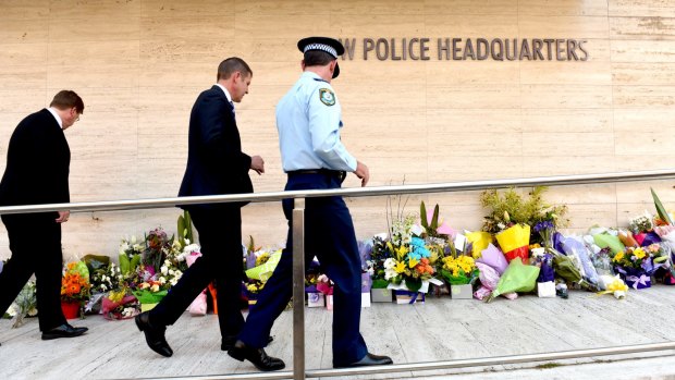 Police officers want a national case management system to investigate terrorism incidents, such as the shooting of Curtis Cheng outside police headquarters in Parramatta.