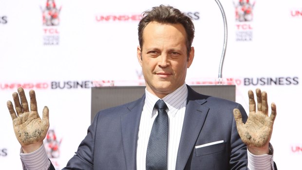 Vince Vaughn attends the hand and footprint ceremony honoring him held at TCL Chinese Theatre IMAX on March 4, 2015 in Hollywood, California.