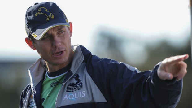 In demand: The Wallabies want Brumbies coach Stephen Larkham full-time.