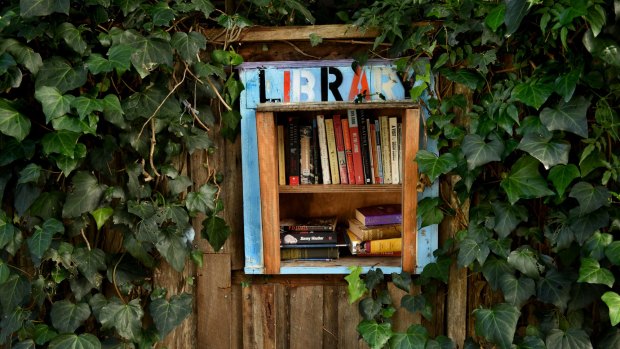 A street library in Newtown.