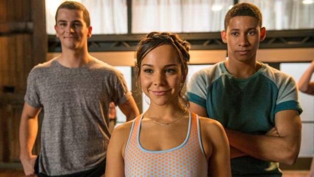 Reunion: (From left) Thomas Lacey, Dena Kaplan and Keiynan Lonsdale are back, and on the big screen, in <i>Dance Academy: The Movie</i>.