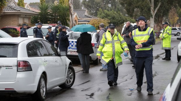 Police search the house Roxburgh Park house of Brighton gunman Yacqub Khayre