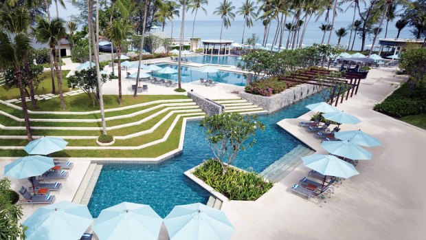 Swimming pool paradise at Outrigger Laguna Phuket Beach Resort.