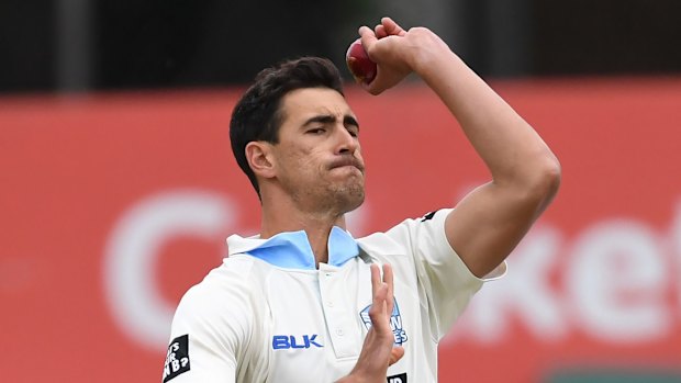 Mitchell Starc capped a standout display from the Blues' all-Australian fast bowling attack.