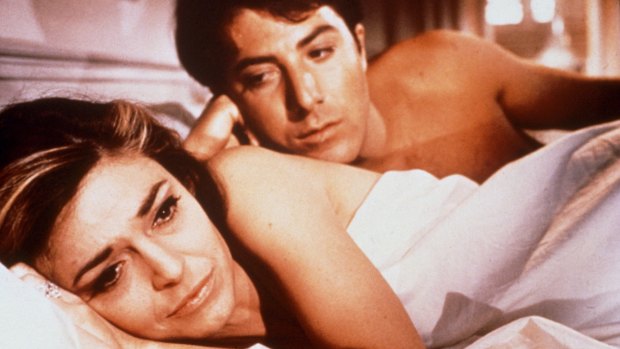 Mrs Robinson (Ann Bancroft) propels generational sexual competition to new heights as a young Benn Braddock (Dustin Hoffman) finds himself torn between mother and daughter in the film that set tongues wagging in the swinging '60s.