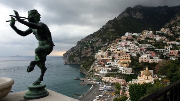 Positano on the Amalfi Coast, Italy.