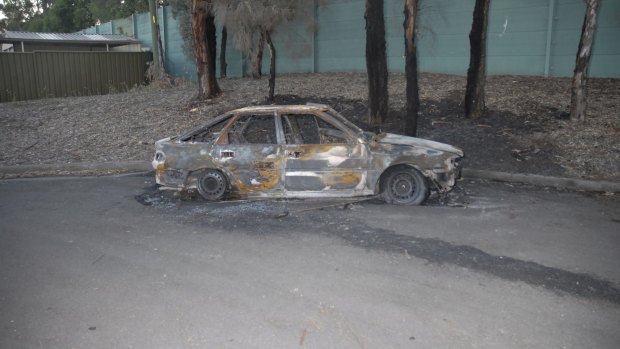 Darren Galea's burnt-out Toyota corolla was found near his home about two hours after he was murdered.