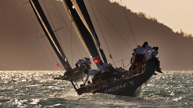 Shogun V competes at the serious end of the spectrum at Race Week 2013.