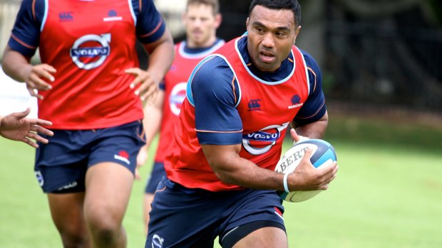 Off to Japan: Wycliff Palu at NSW training.